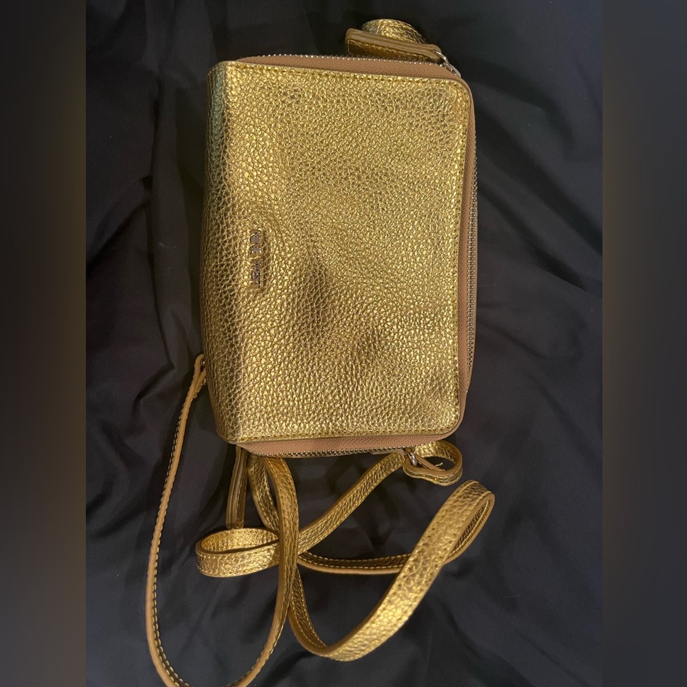 Nine West gold crossbody bag
